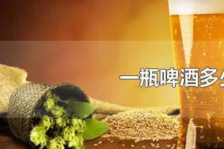 10斤啤酒是多少瓶