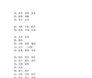 记忆的同音字