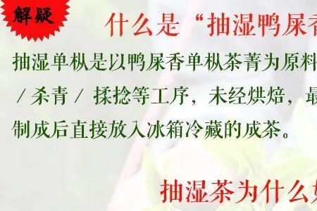 单枞抽湿茶怎么选