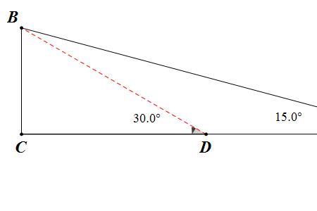 15度的三角形边长公式