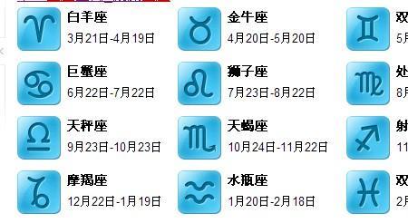 2013年2月几份是什么星座