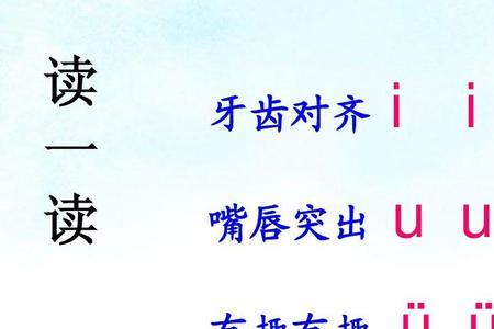 数是韵母带u的字吗