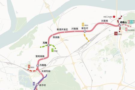 南京地铁6号线和1号线换乘站