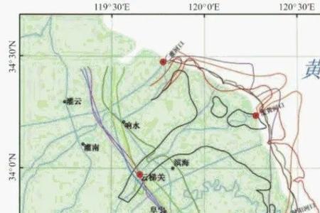 黄河什么时候改道从渤海入海