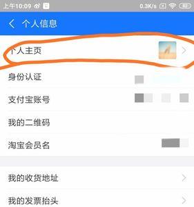 支付宝怎么个人主页进不了