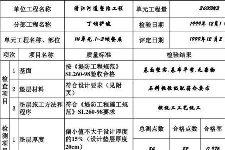 地面垫层施工规范验收标准