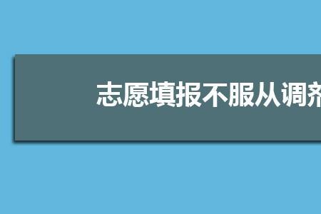 征集志愿专业可以再调剂吗