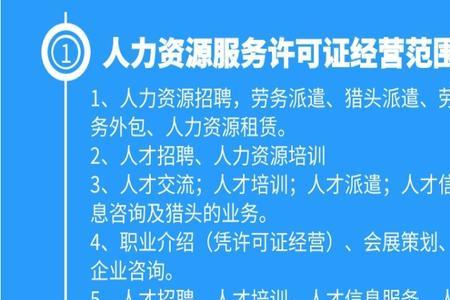 人力资源不含职业中介啥意思