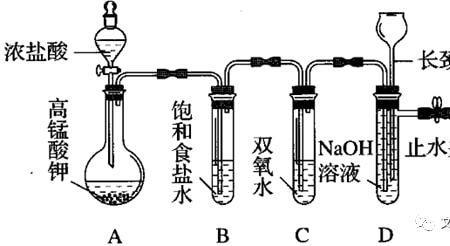 高锰酸钾制氯气为什么用浓盐酸