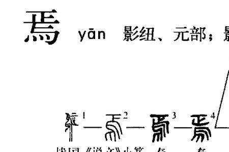 焉的形近字