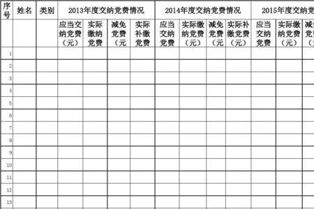 失联党员补缴党费标准