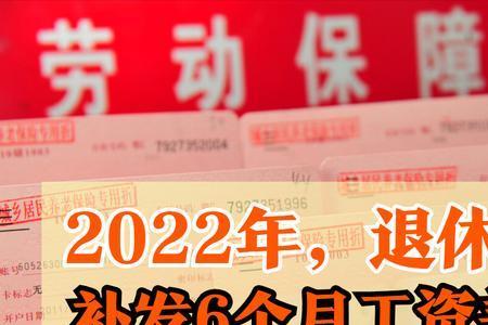 浙江省2022年退休金补发标准