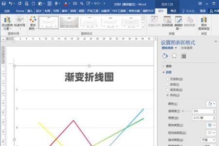 一条折线图怎么设置颜色