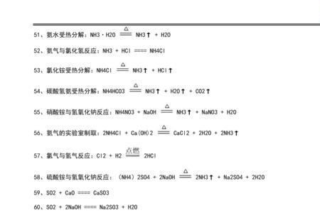 稀有气体化学方程式