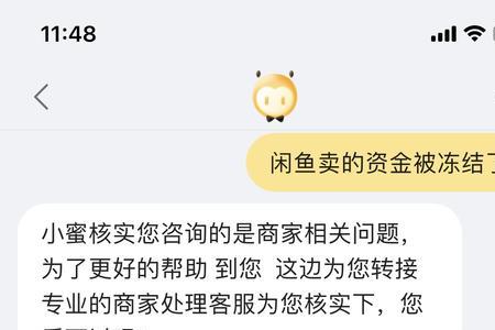 闲鱼资金被永久冻结