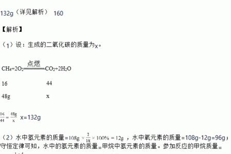 初中化学甲烷有多少方程式