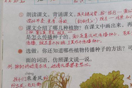 秋天课文小节号怎么标