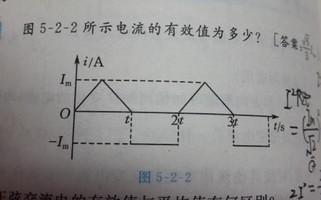 电流峰值和有效值是什么意思