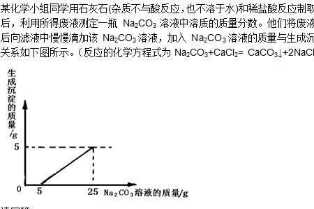 生石灰与酸反应