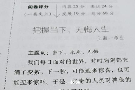 当下不虚度人生无可悔意思