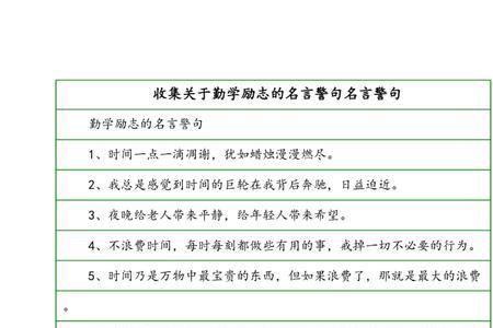 鼓励自己要勤学上进的名言