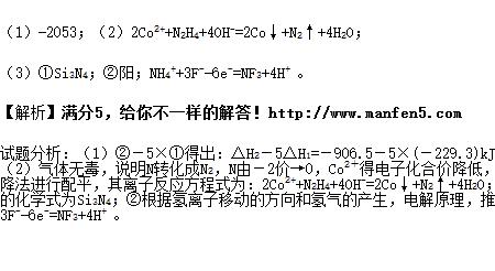 氨气和肼的沸点