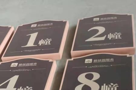 小区铭牌是什么意思