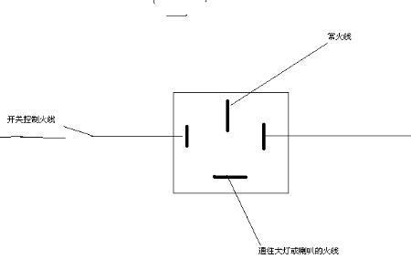 继电器接线图YS是什么意思