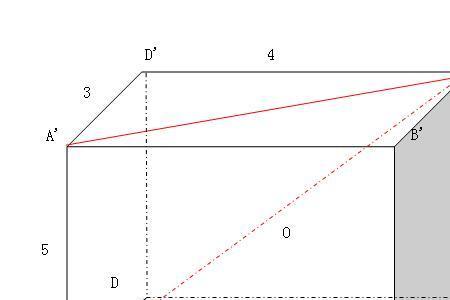 长方体的对角线与面积怎么算