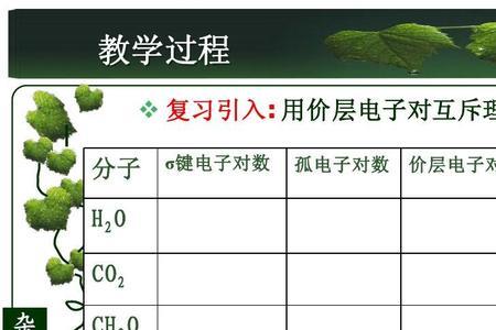 ch2o的孤电子对怎么算