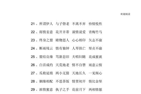 什么意什么算四字成语