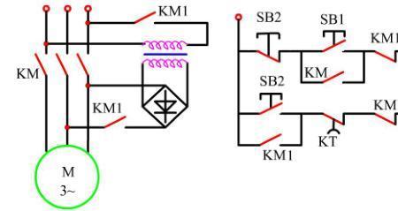 三相异步电动机km1和km2