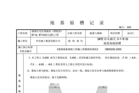 地基验槽基底标高怎么算