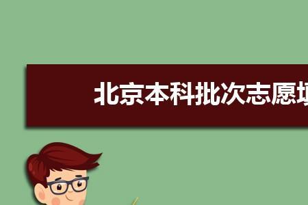 本科批志愿号是什么意思