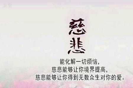 爱是慈悲怎么理解