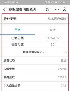 医保缴费年度如何查找