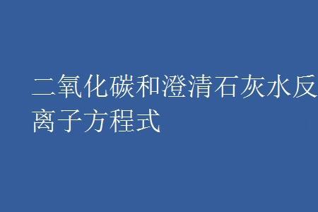 石灰石和水反应的化学式