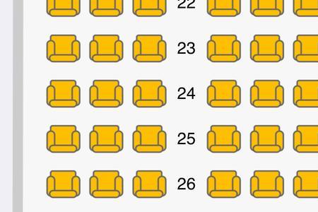 空客322选座最佳位置