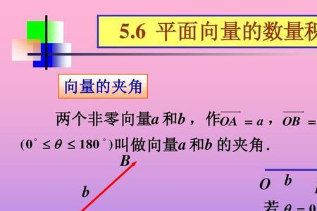 两向量平行数量积为多少