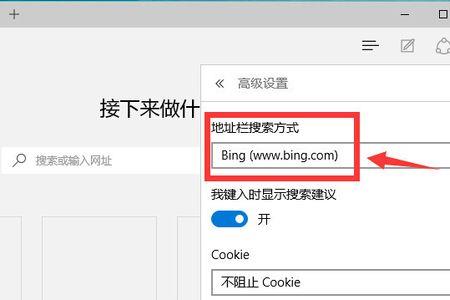 Win10自带浏览器怎么没有搜索
