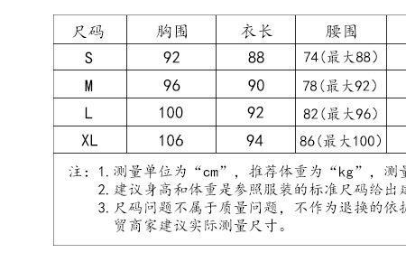 衣服尺码125和120有什么差别