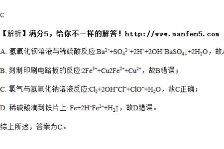 c与稀硫酸反应的化学方程式