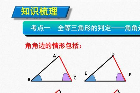 双垂型全等三角形口诀