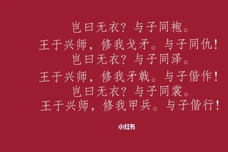 无衣袍泽裳指什么