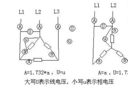 星三角相电压与线电压的区别