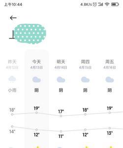 小米手机天气不显示几点下雨