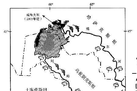 咸海周边地区的地形特征是什么