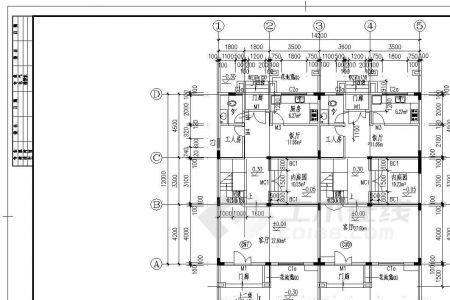 建筑平面图上面的c是什么意思