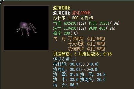 大话西游2白泽血宝宝内丹搭配