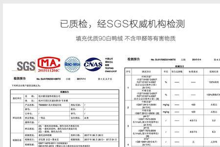 羽绒服没有质检报告怎么讲